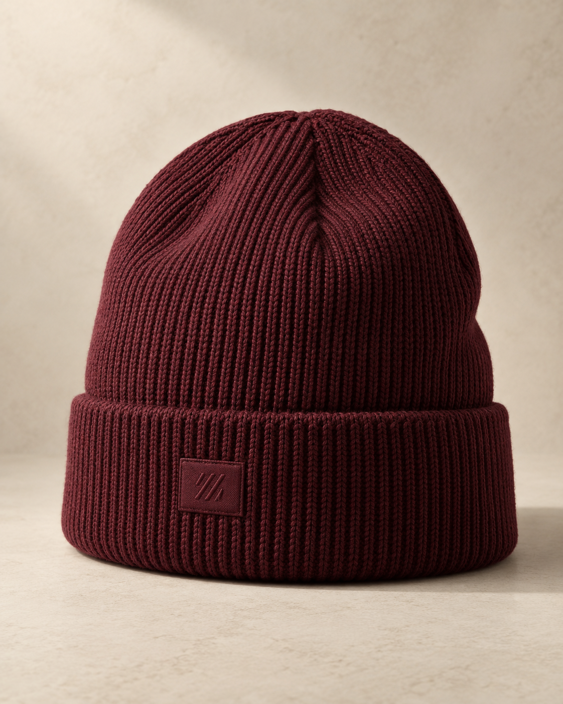 theNVSBLE BEAN-014 CREST — Burgundy Beanies design preview