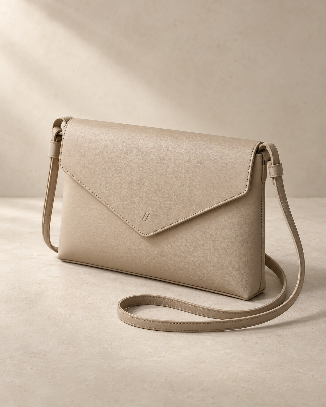 theNVSBLE CROSS-004 ENVELOPE — Sand Crossbody Bags design preview
