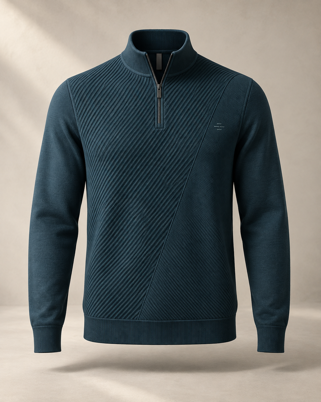 theNVSBLE QZIP-016 CURRENT — Petrol Quarter-Zips design preview
