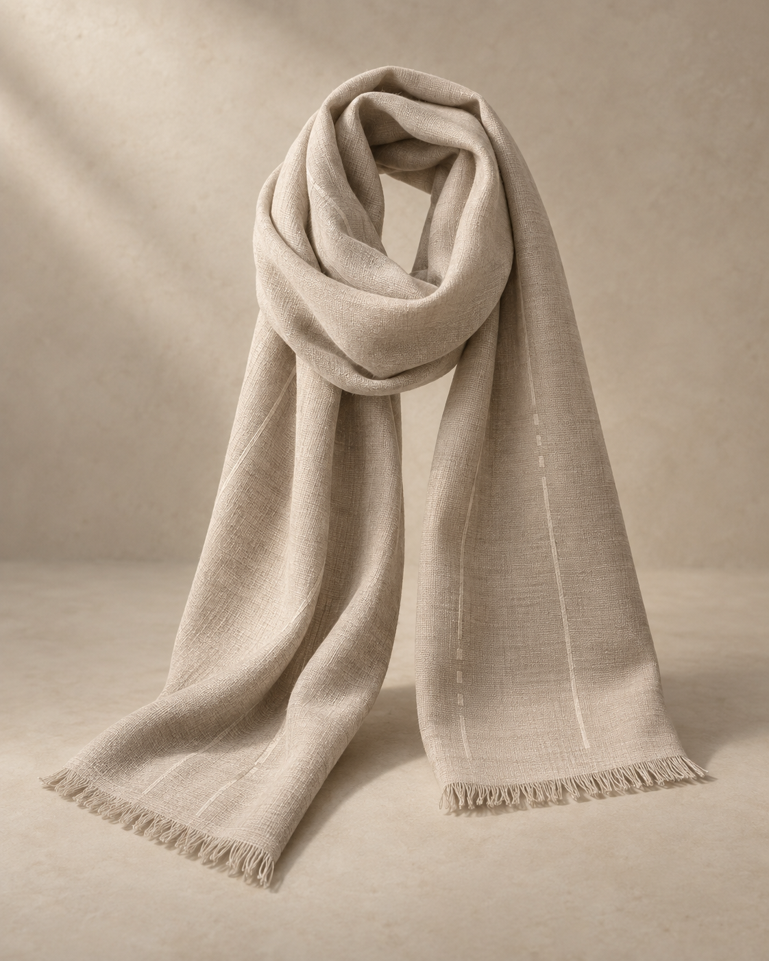 theNVSBLE SCARF-001 STILL AIR — Oat Scarves design preview