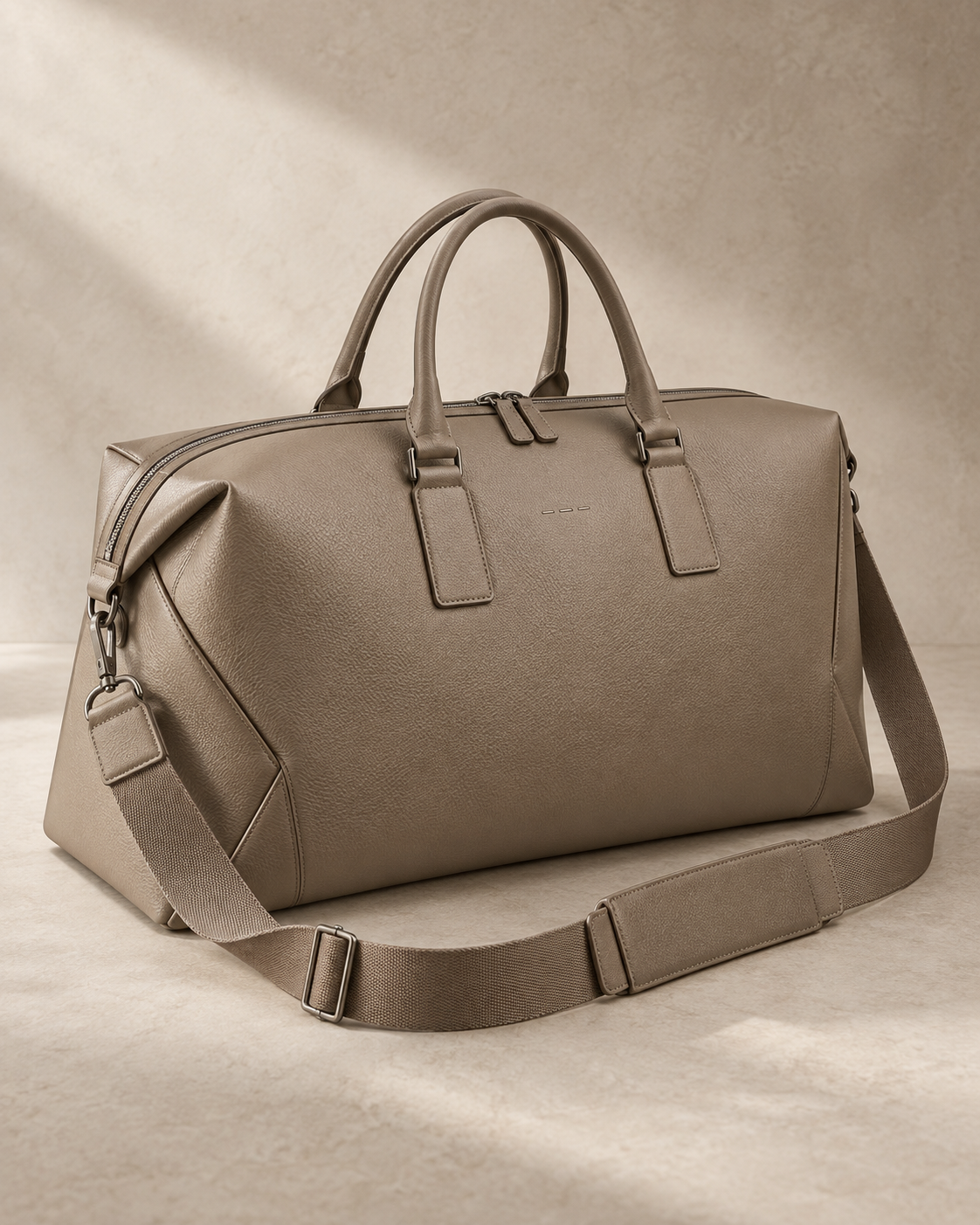 theNVSBLE WEEK-008 CHECKPOINT — Taupe Weekender Bags design preview