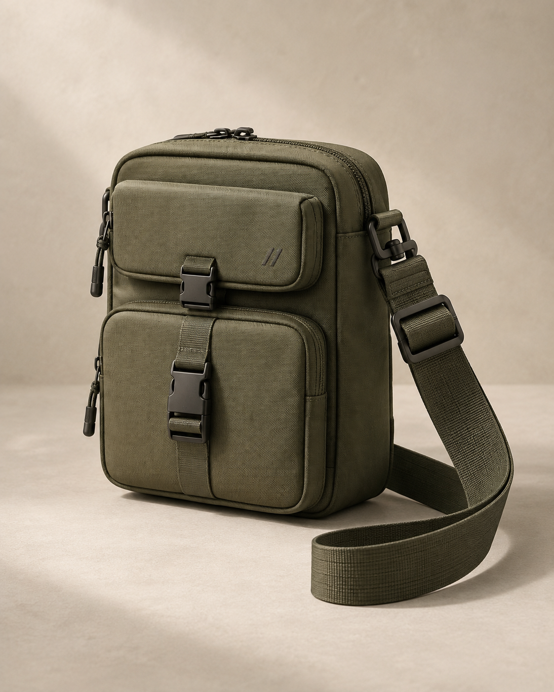 theNVSBLE CROSS-003 FIELD — Olive Crossbody Bags design preview