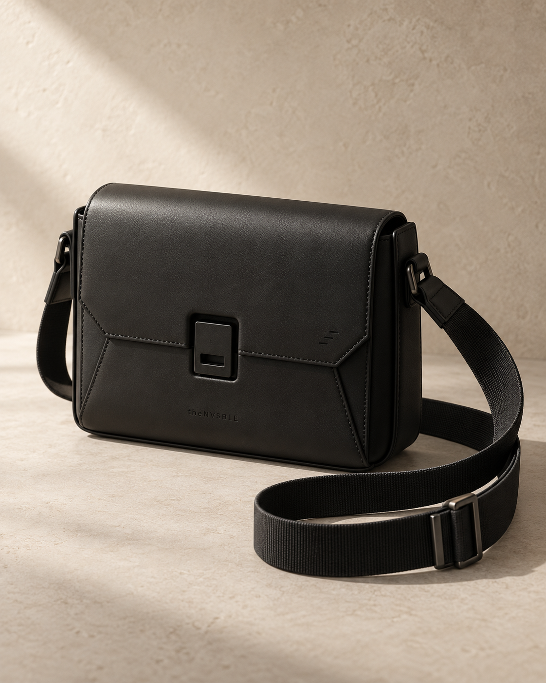 theNVSBLE CROSS-009 VAULT — Black Crossbody Bags design preview