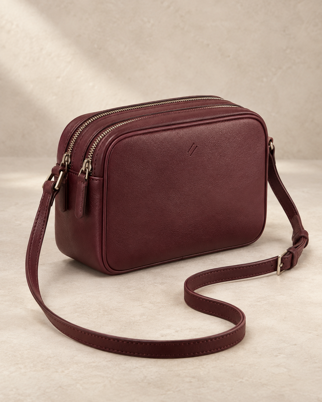 theNVSBLE CROSS-013 CASE — Burgundy Crossbody Bags design preview