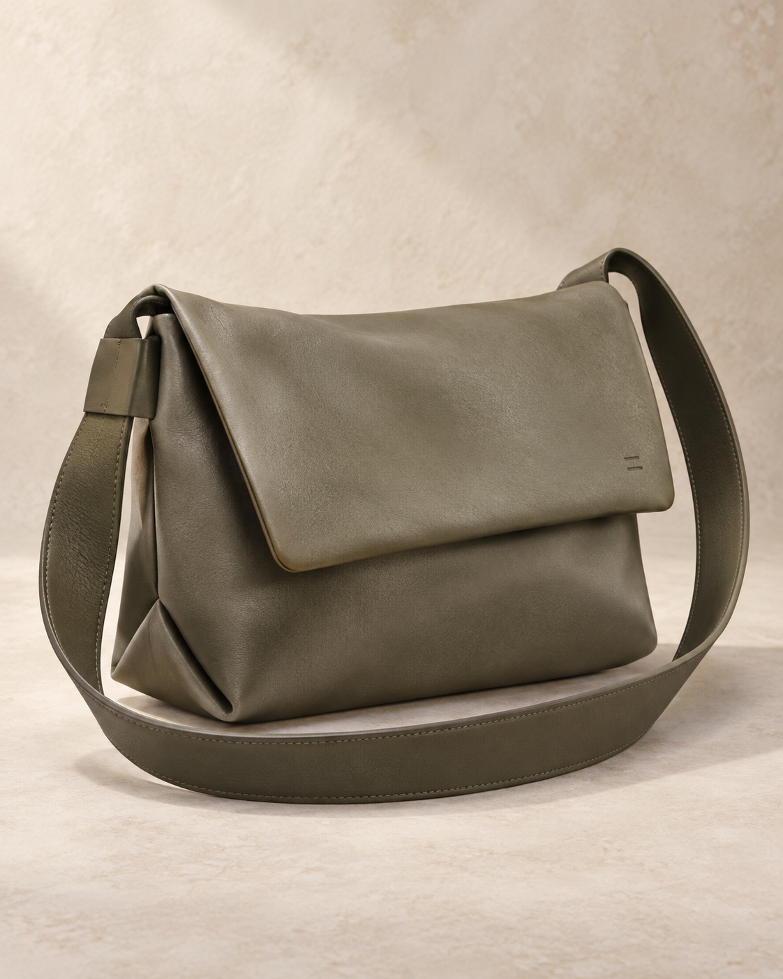 theNVSBLE CROSS-015 FOLD — Olive grey Crossbody Bags design preview