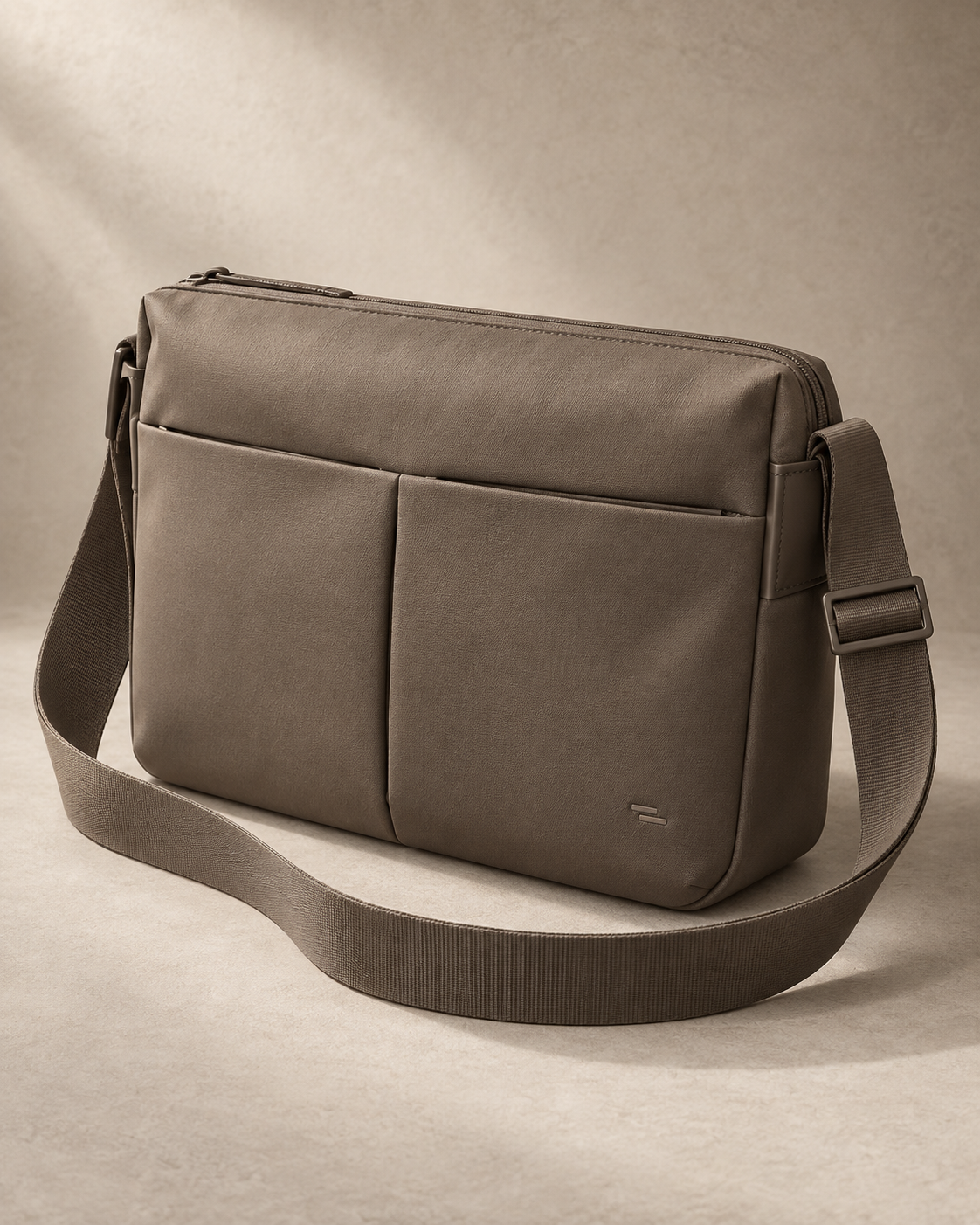 theNVSBLE CROSS-020 TRANSIT — Deep taupe Crossbody Bags design preview