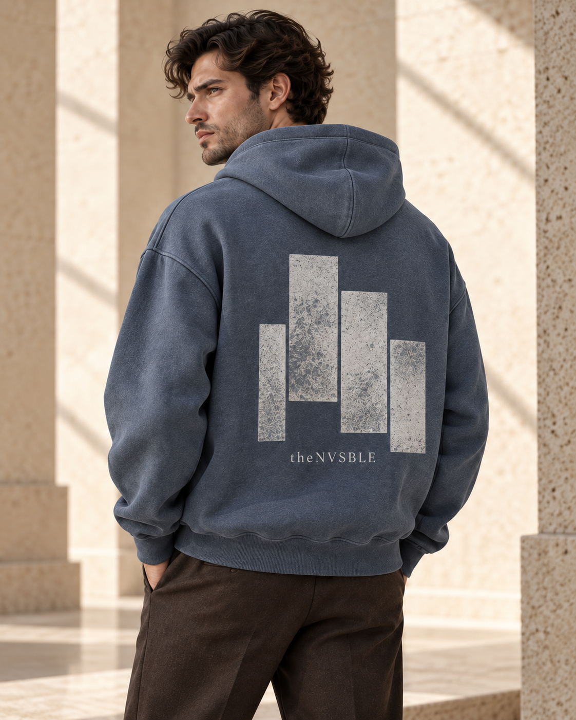 Concept preview of HOODIE 005 DEPTH, slate hoodie by theNVSBLE.