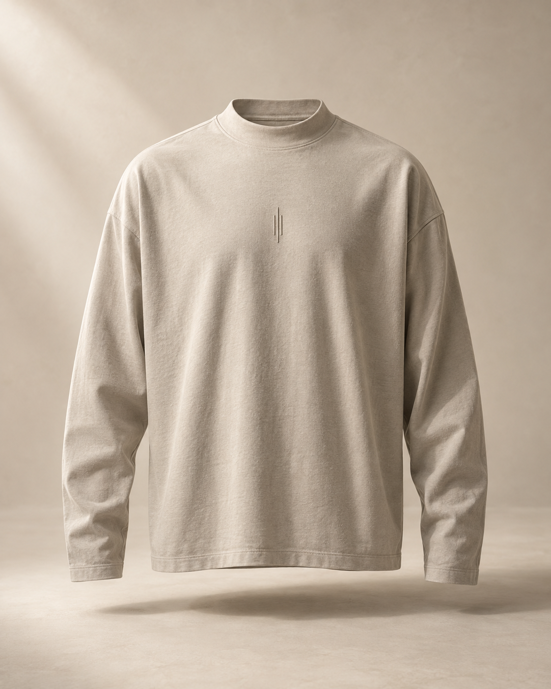 theNVSBLE LS-003 THRESHOLD — Stone Long Sleeve T-Shirts design preview