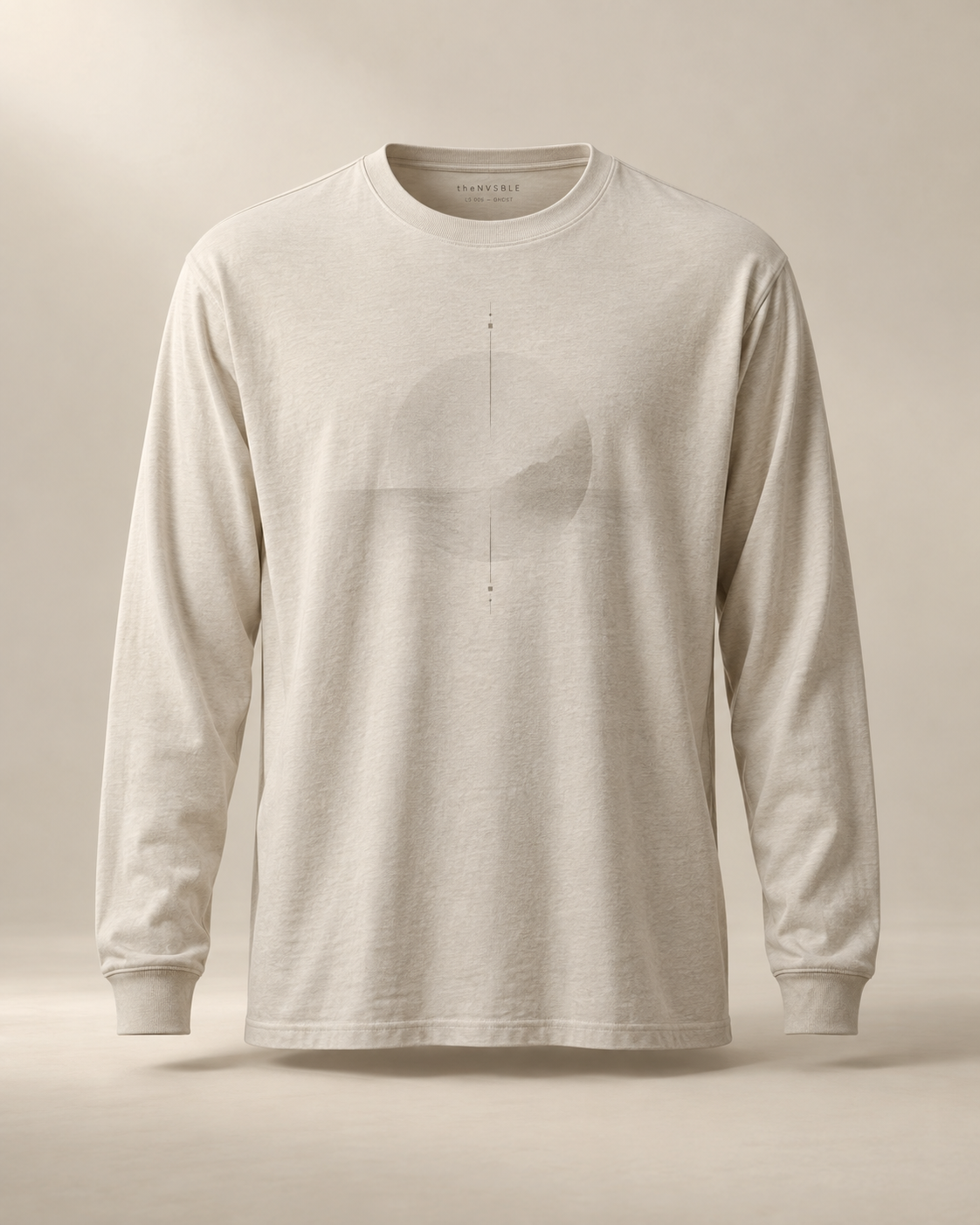 theNVSBLE LS-006 GHOST — Oat Long Sleeve T-Shirts design preview