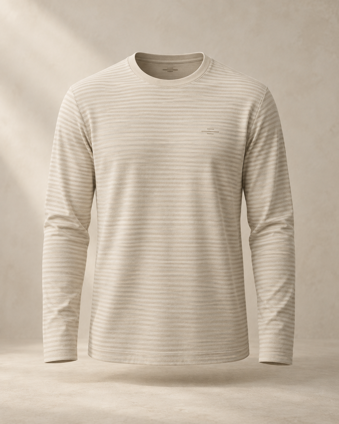 theNVSBLE LS-009 DAYBREAK — Sand Long Sleeve T-Shirts design preview