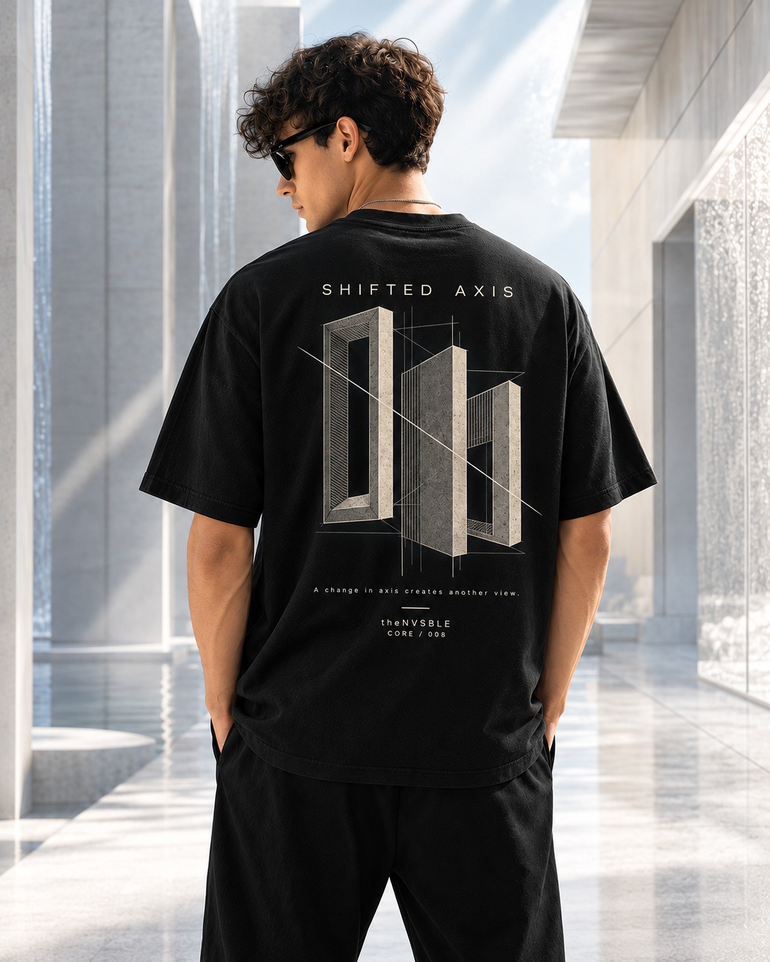 CORE 008 — SHIFTED AXIS — back view