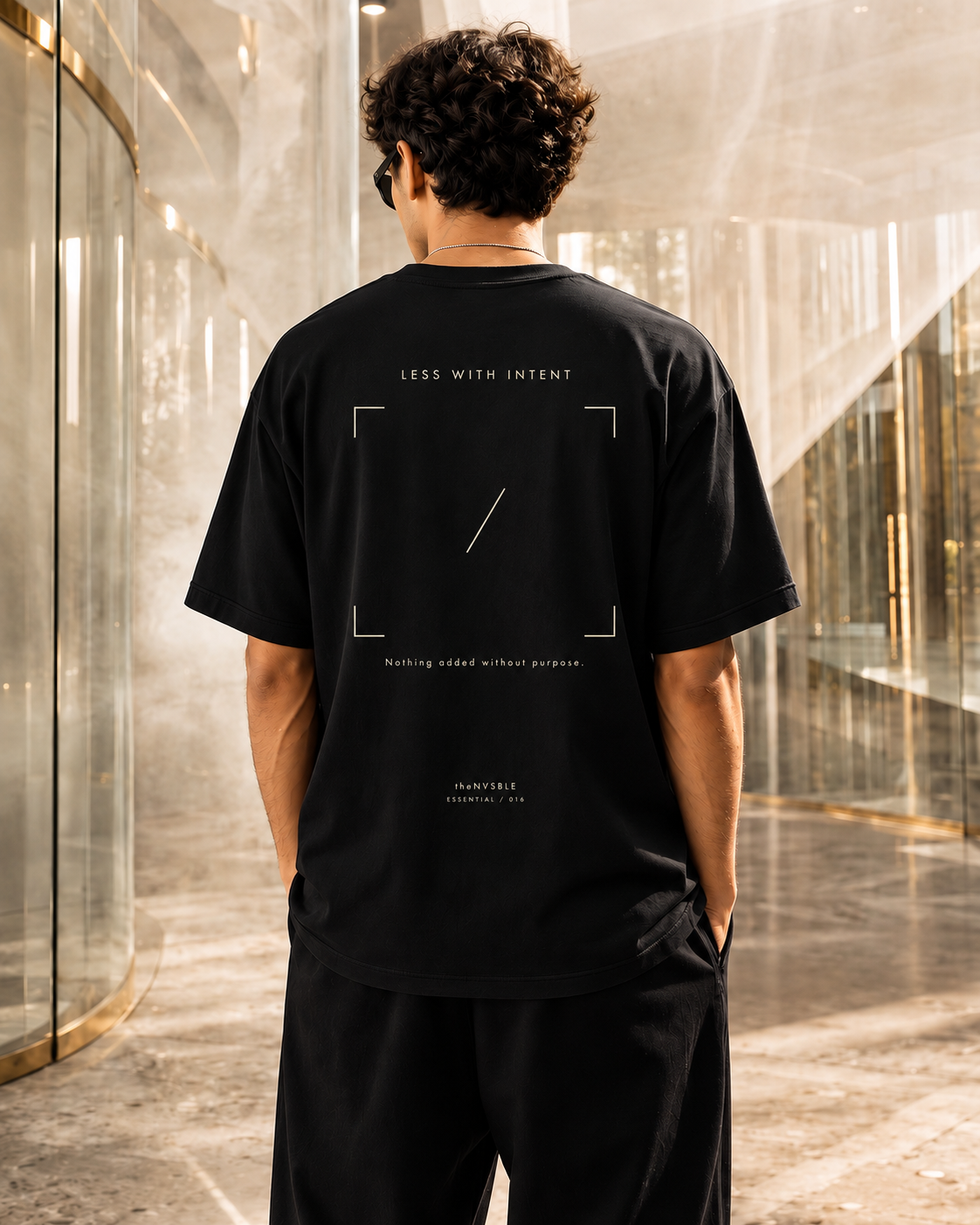 ESSENTIAL 016 — LESS WITH INTENT — back view