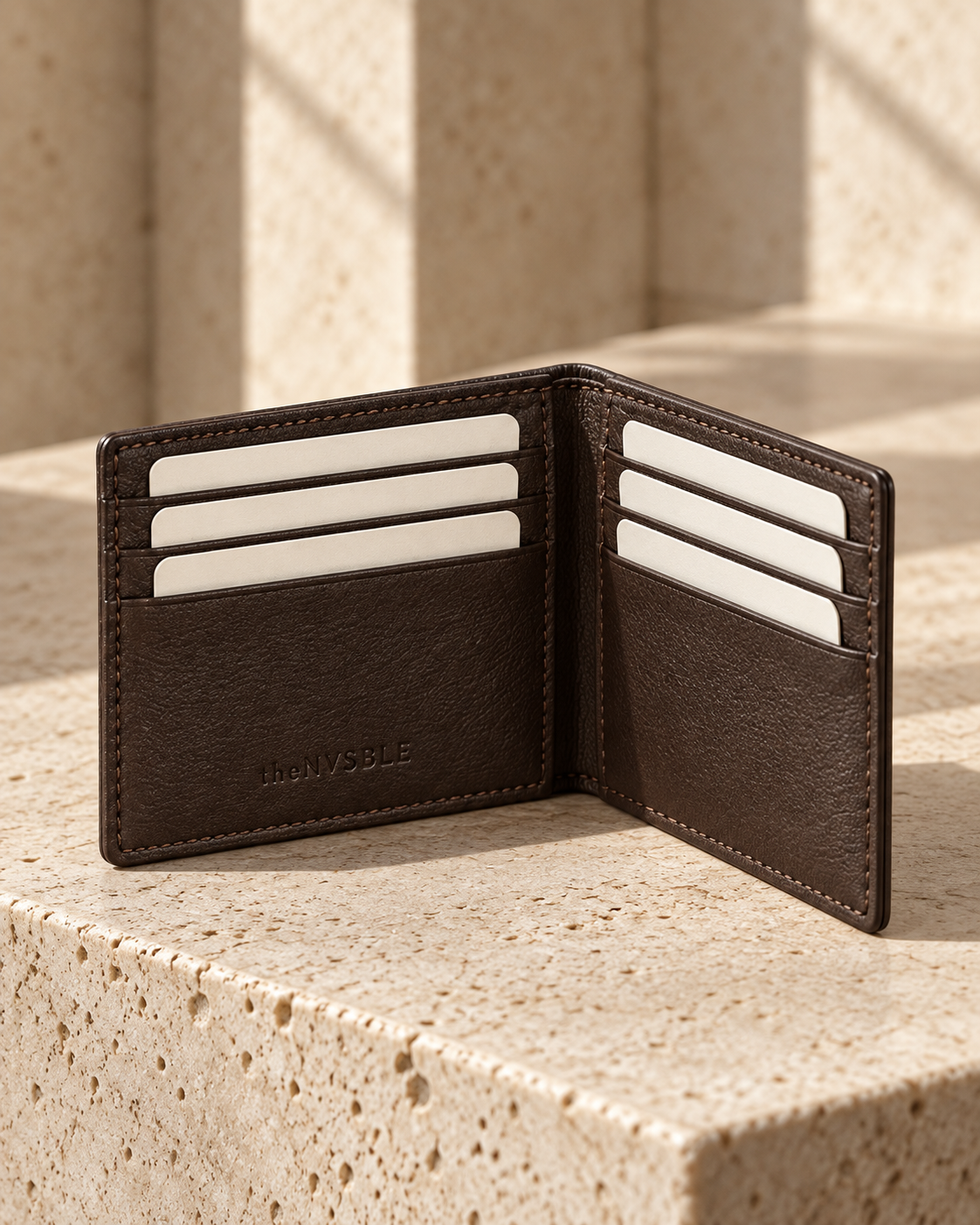 Concept preview of OBJECT 004 FOLD, espresso card holder by theNVSBLE.