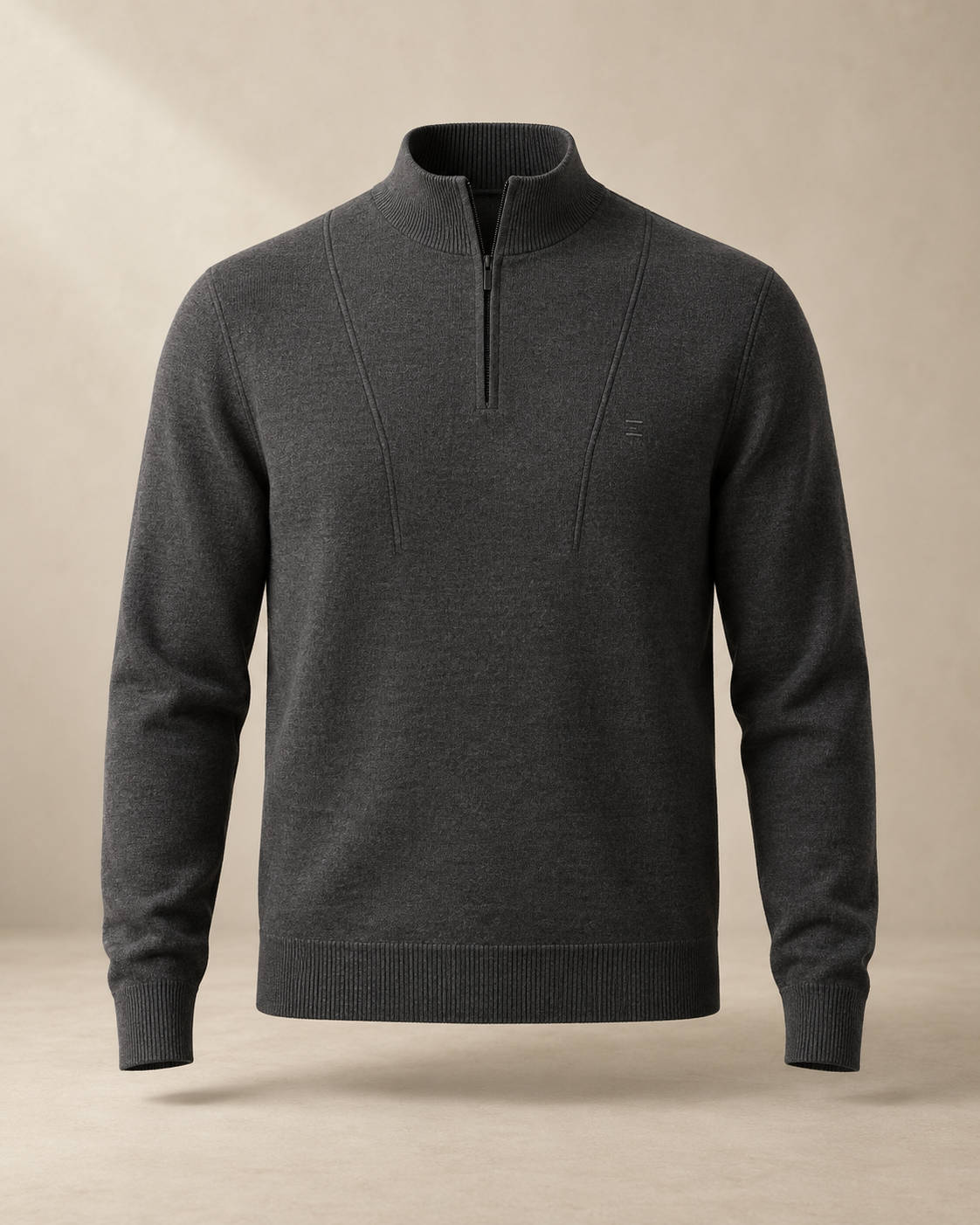 theNVSBLE QZIP-003 AXIS — Anthracite Quarter-Zips design preview