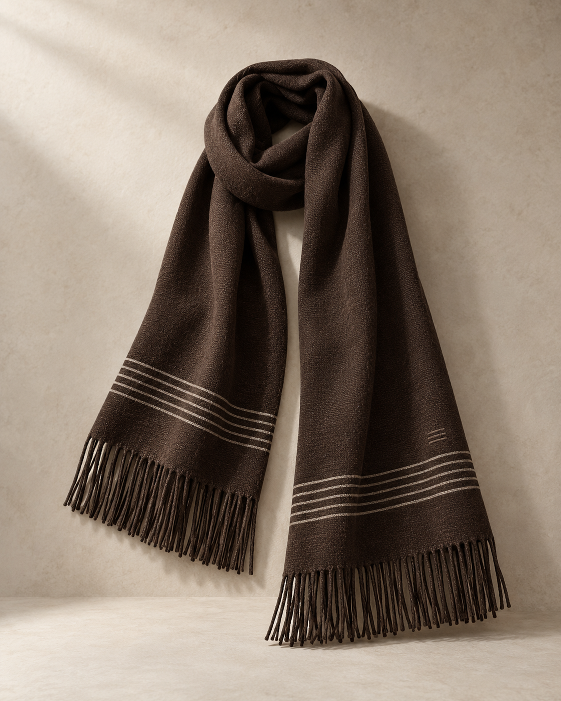 theNVSBLE SCARF-002 LINEAGE — Espresso Scarves design preview