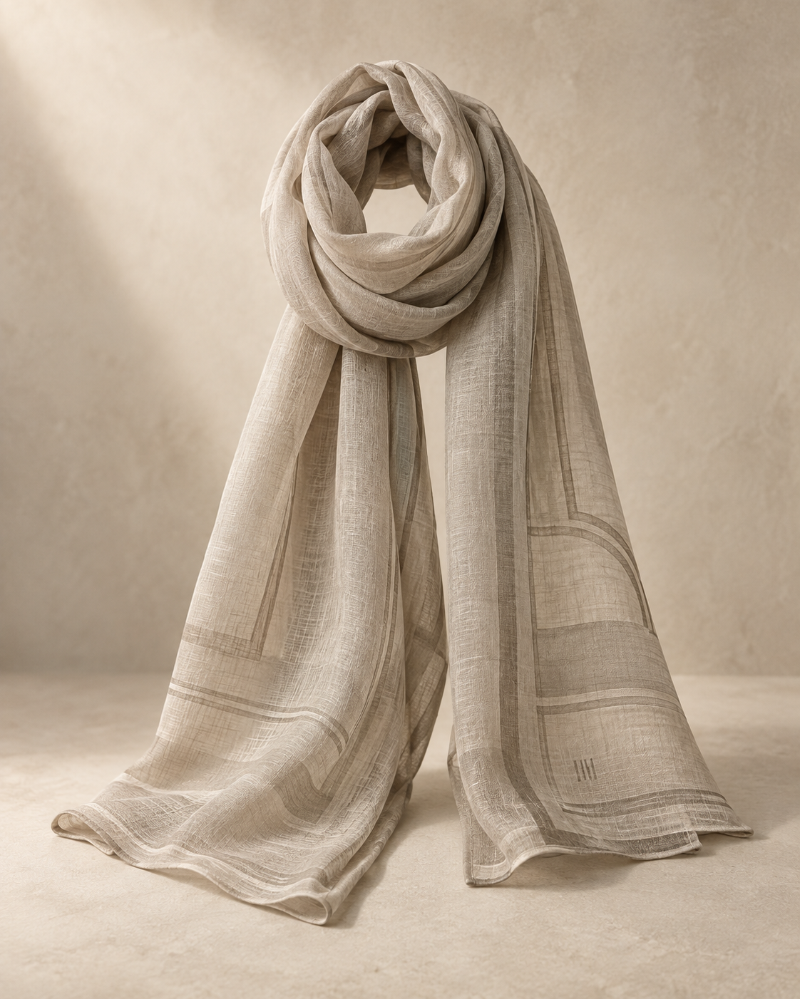 theNVSBLE SCARF-003 VEIL — Stone Scarves design preview