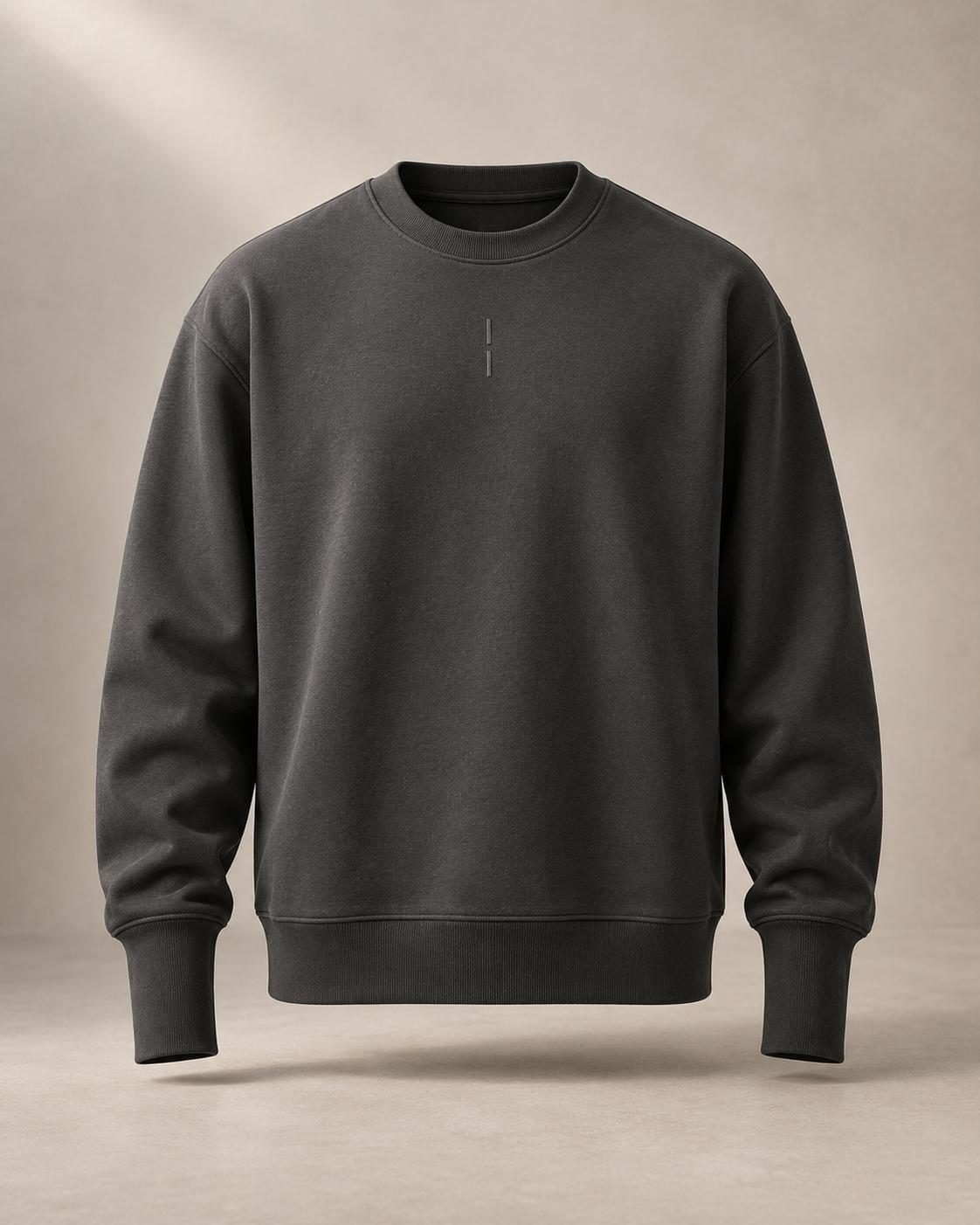 theNVSBLE SWEAT-007 SILENCE — Charcoal Sweatshirts design preview