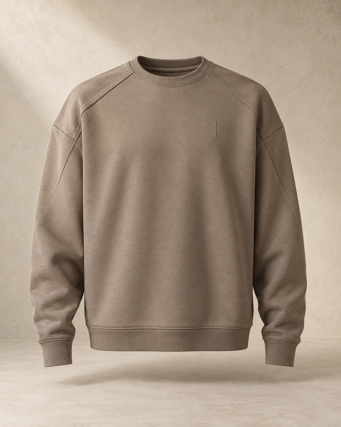 theNVSBLE SWEAT-013 STONECUT — Taupe Sweatshirts design preview