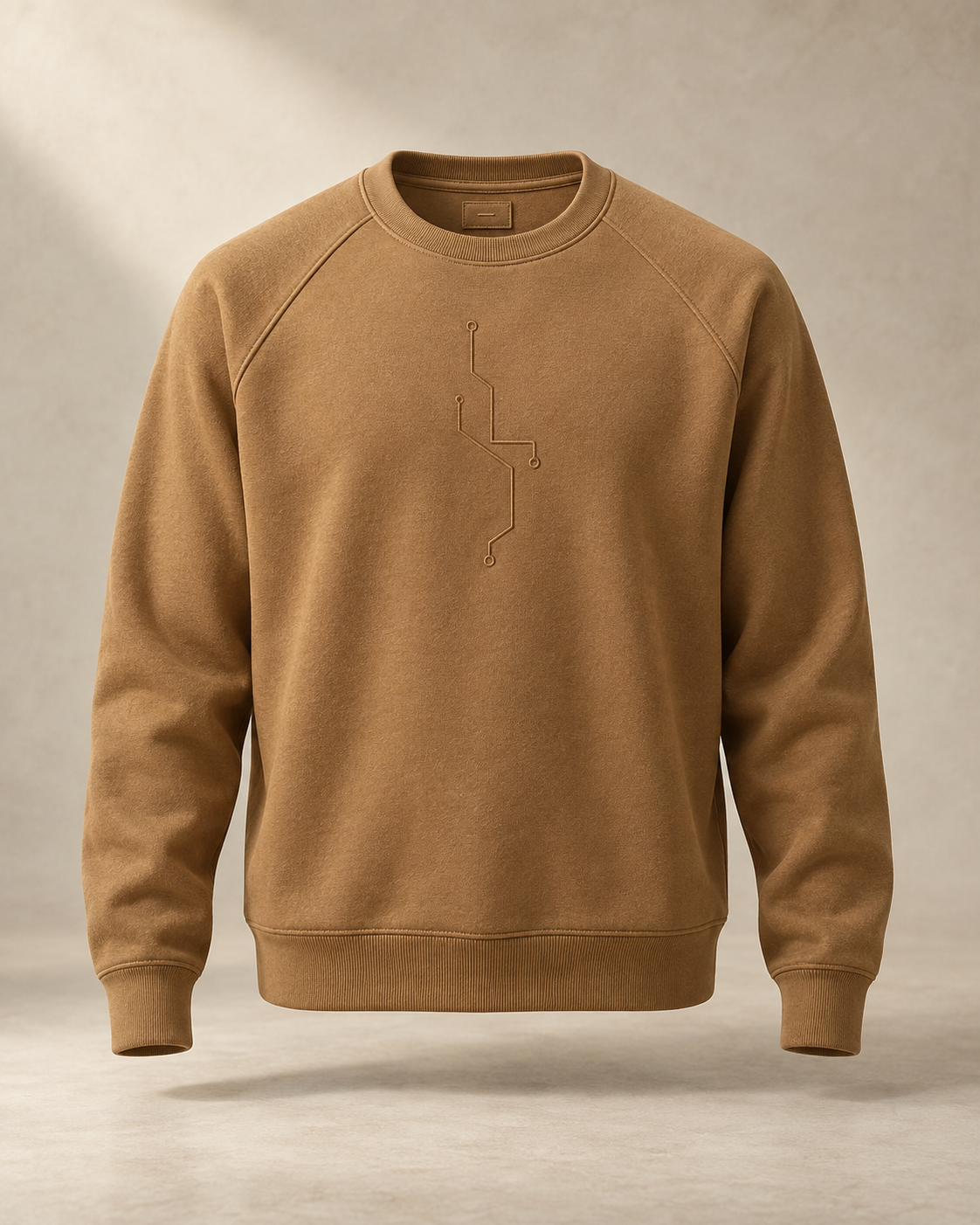 theNVSBLE SWEAT-019 CIRCUIT — Caramel Sweatshirts design preview