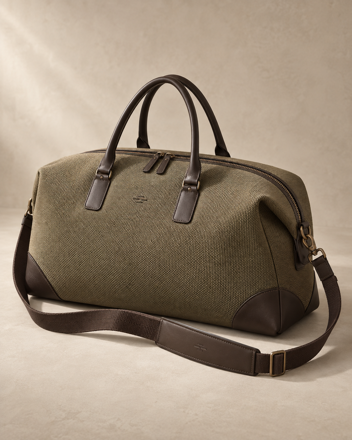 theNVSBLE WEEK-016 WANDER — Khaki Weekender Bags design preview